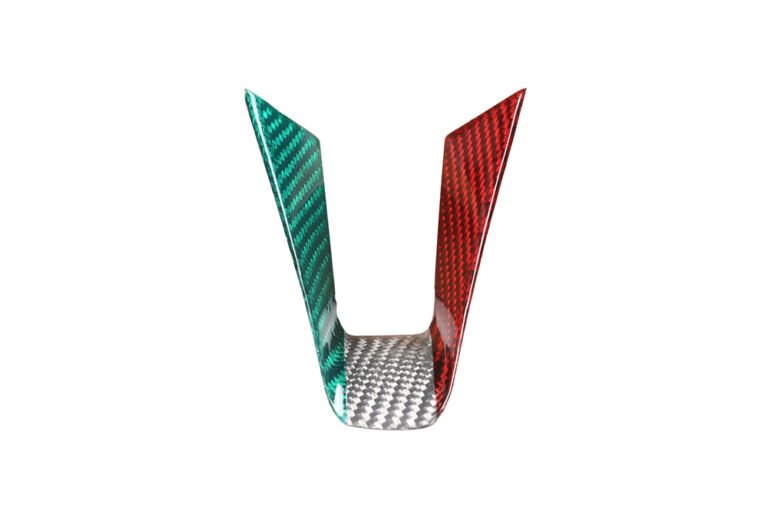 Alfa Romeo Giulia Stelvio Carbon Fiber 3 Colors Steering Wheel Trim Cover Parts