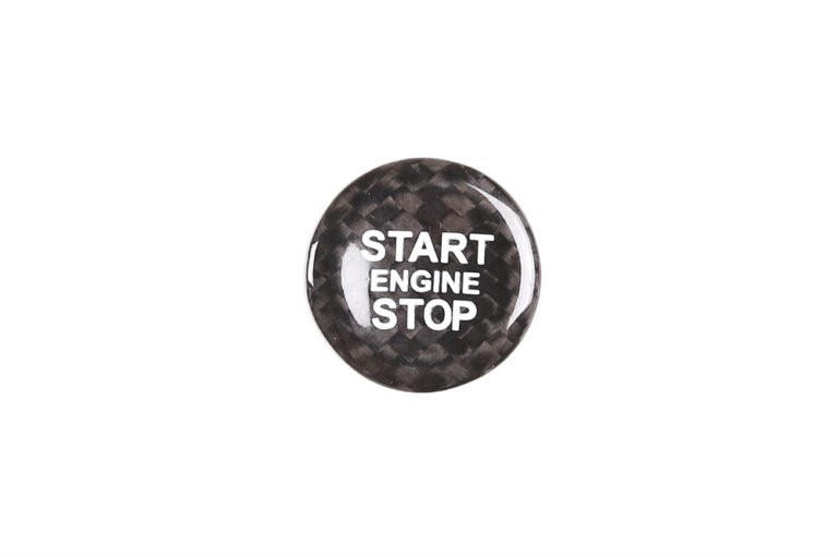 Alfa Romeo Giulia Stelvio carbon fiber start stop button cover