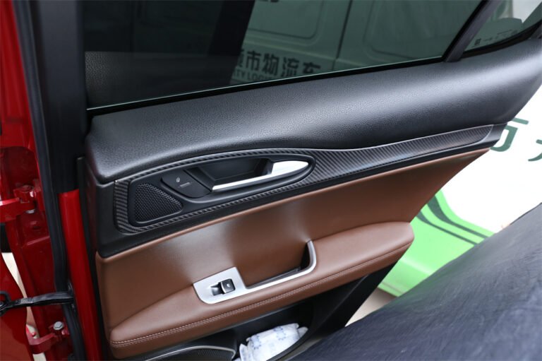 Alfa Romeo Stelvio Carbon Fiber Interior Door Trim Parts