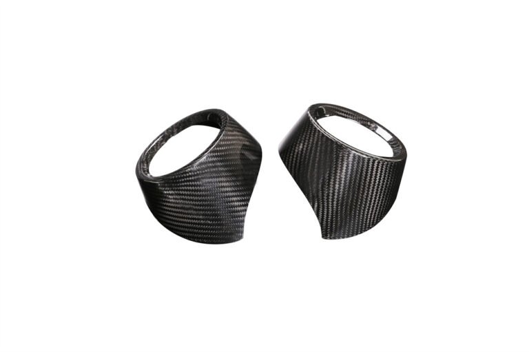 Carbon Fiber Front Air Conditioning Side Vent Outlet Cover Trim For Alfa Romeo Giulia