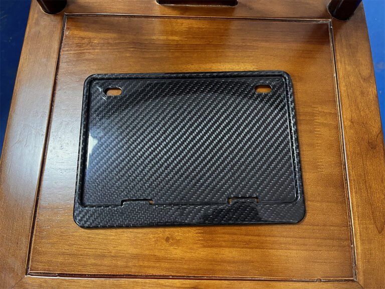 Carbon Fiber Motorcycle License Number Plate Frame