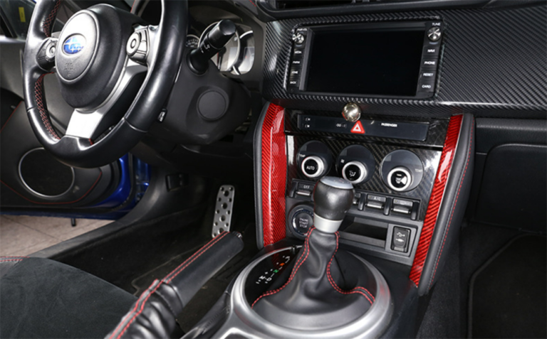 Toyota 86 Subaru BRZ Carbon Fiber Center Console  Switch Side Trim Parts