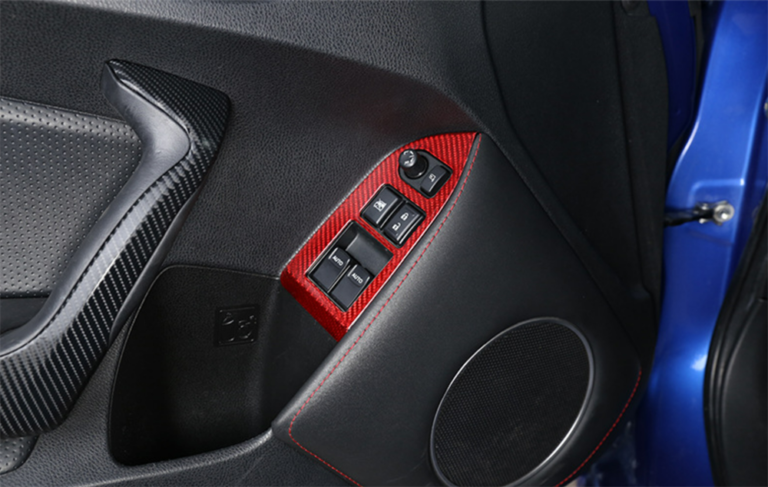 Toyota 86 Subaru BRZ carbon fiber window switch cover trim