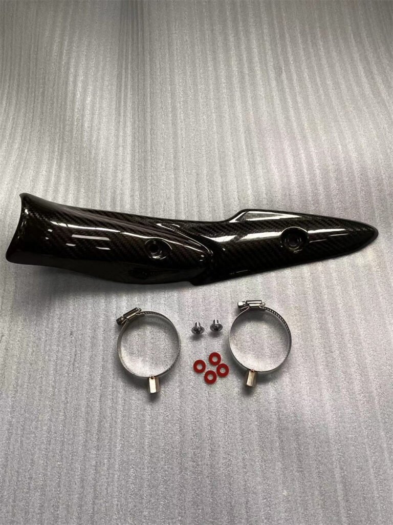 Carbon Fiber Motorcycle Exhaust Pipe Anti Heat Cover